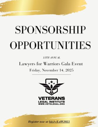 Lawyers for Warriors Sponsorship opportunities